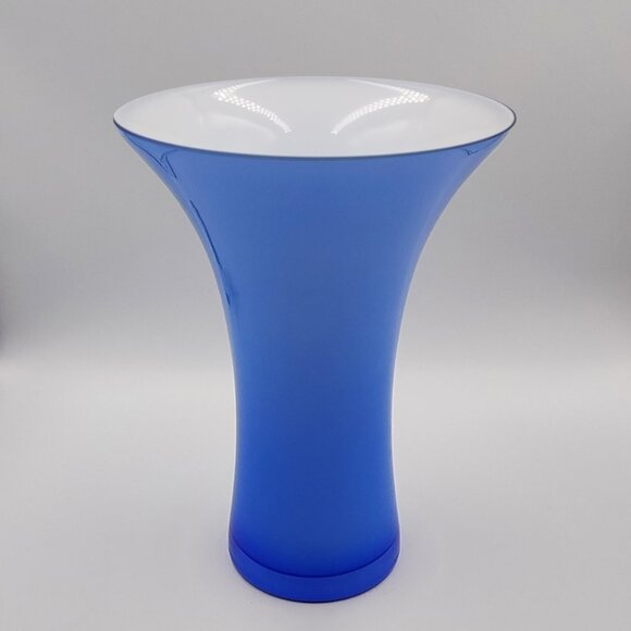 1970s Luxury Blue Vase in Murano Glass by Ca dei Vetrai. Made in Italy - Picture 5 of 9
